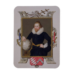 Magnet Flexible Portrait de sir Walter Raleigh (c.1552-1618) de