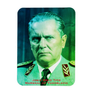 Magnet Flexible Portrait du maréchal Tito de la RFSY Nostalgie You