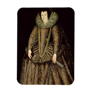 Magnet Flexible Portrait d'une dame en robe élisabéthaine