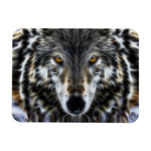 Magnet Flexible Portrait intense inspiré de loup