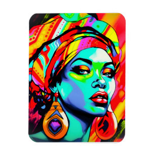 Magnet Flexible Portrait Pop Art