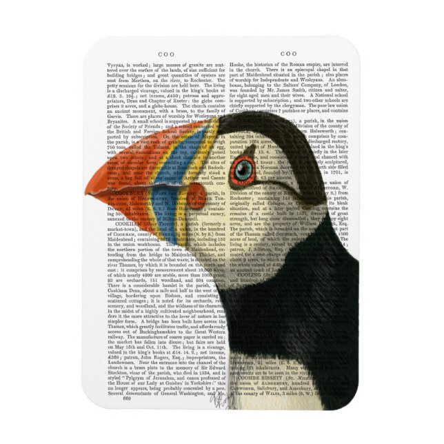 Magnet Flexible Portrait Puffin (Vertical)