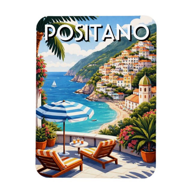 Magnet Flexible Positano Italie (Vertical)