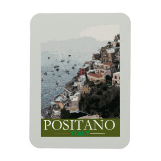 Magnet Flexible Positano touristique Poster