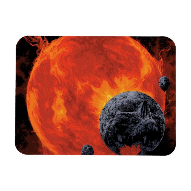 Magnet Flexible Poster de cimetière galactique, Macs 2129-1. (Horizontal)