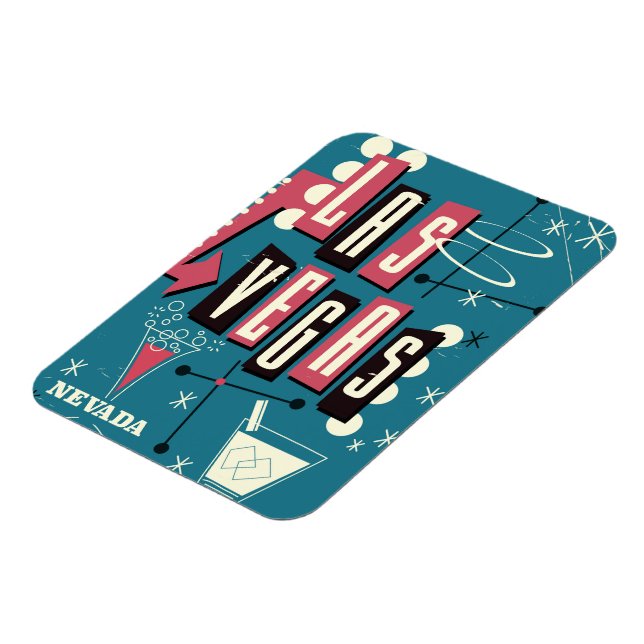 Magnet Flexible Poster de voyage vintada du mariage Las Vegas (Côté Gauche)