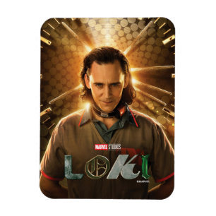Magnet Flexible Poster Loki Time Variation Authority