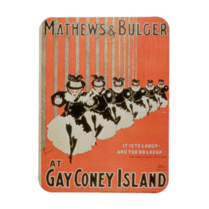 Magnet Flexible Poster pour 'Mathews & Bulger' à Gay Coney Island