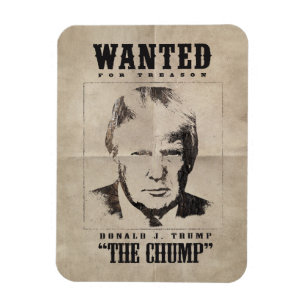 Magnet Flexible Poster Recherché de Trump - Trump