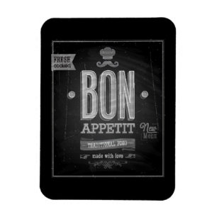 Magnet Flexible Poster vintage Bon Appetit - Tableau de bord