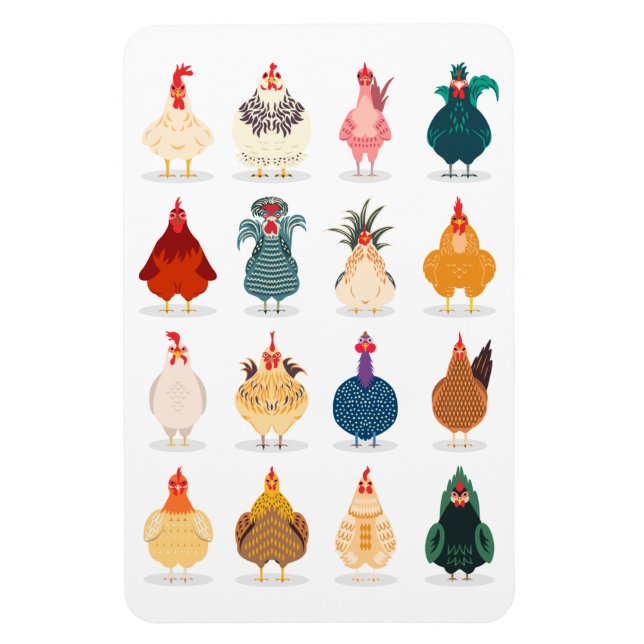 Magnet Flexible Poulet mou (Vertical)