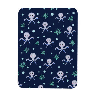 Magnet Flexible Poulpe sous la mer motif pour enfants