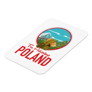 Magnet Flexible Pour le logo de Adventure Poland Travel