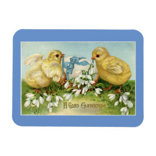 Magnet Flexible  Poussins de Pâques avec aimant d'oeuf