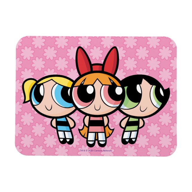 Magnet Flexible Powerpuff Girls : Sucre, épices et tout Nice (Horizontal)