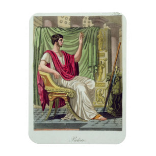 Magnet Flexible Praetor, no. 38 "de Rome antique", gravé par L