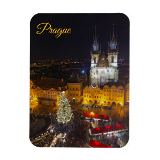Magnet Flexible Prague Christmas Night Scene
