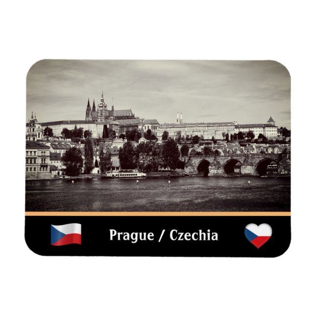 Magnet Flexible Prague, Hradcany & Charles Bridge/Czechia (Horizontal)