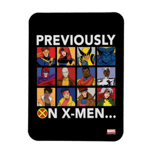 Magnet Flexible "Précédemment Sur X-Men..."