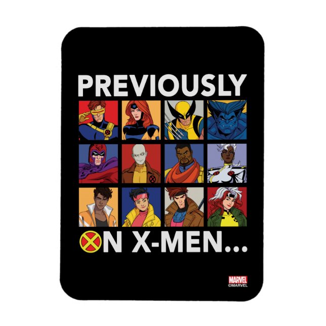 Magnet Flexible "Précédemment Sur X-Men..." (Vertical)