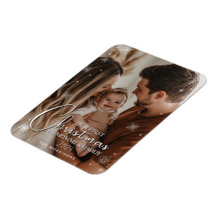 Magnet Flexible Premier Noël en tant que Parents Flexible Photo Ma