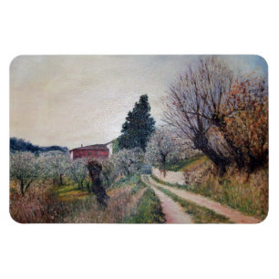 Magnet Flexible PREMIER PRINTEMPS EN GOUVERNALAIS / Paysage Toscan