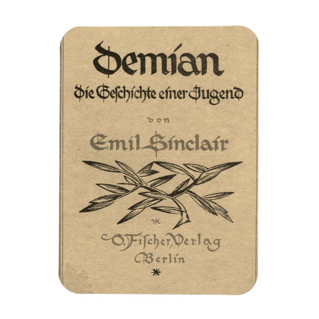 Magnet Flexible Première édition couverture de Demian (1919) (Vertical)