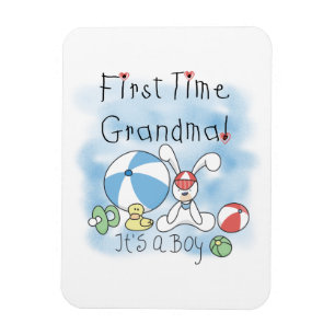 Magnet Flexible Première Grand-mère des cadeaux de garçon
