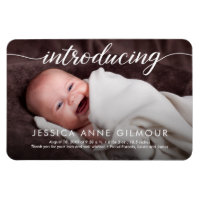 Présentation de bébé fille personnalisée Photo Ele