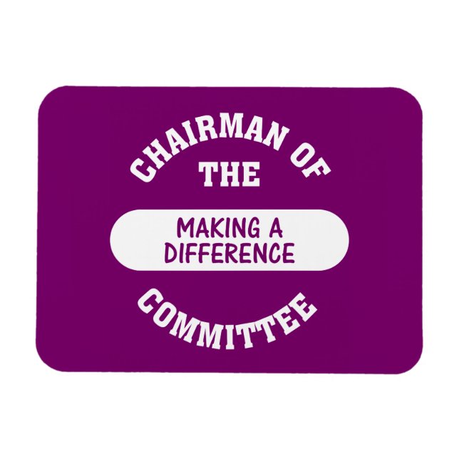 Magnet Flexible Président de la Commission Faire la différence (Horizontal)