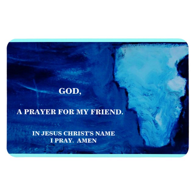 MAGNET FLEXIBLE PRIÈRE POUR MON AMI (Horizontal)