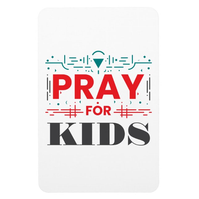 Magnet Flexible Priez pour les enfants (Vertical)