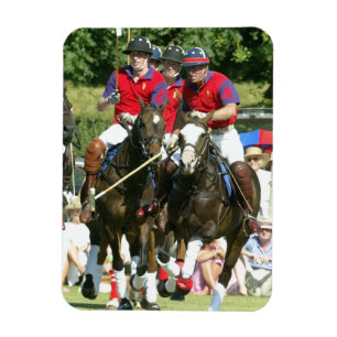 Magnet Flexible Prince Charles William Harry polo