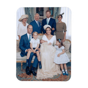 Magnet Flexible Prince Louis christening July 2018 stylized