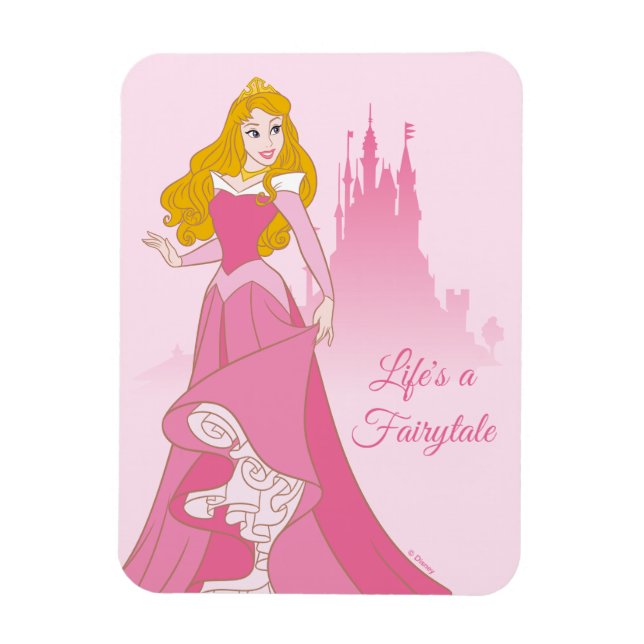 Magnet Flexible Princess Aurora & Castle Graphic (Vertical)
