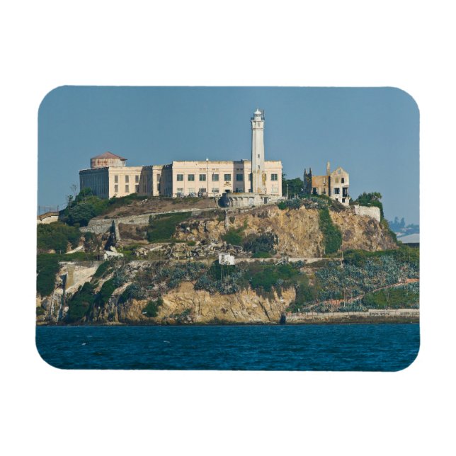 Magnet Flexible Prison de l'île d'Alcatraz Baie de San Francisco (Horizontal)