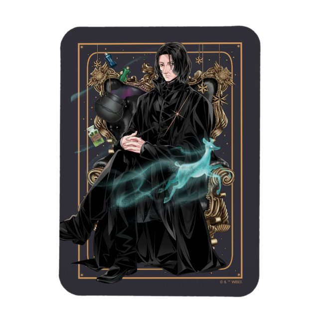 Magnet Flexible Professeur Anime Severus Snape assis (Vertical)