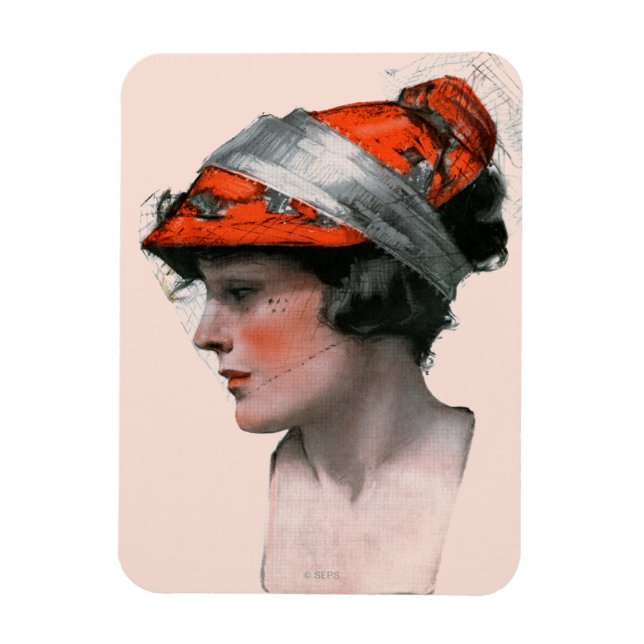 Magnet Flexible Profil de Woman (Vertical)