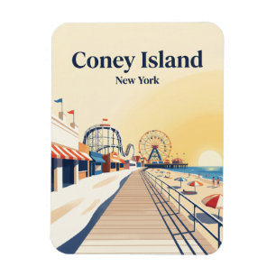 Magnet Flexible Promenade de Coney Island USA