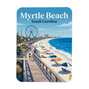 Magnet Flexible Promenade de Myrtle Beach USA