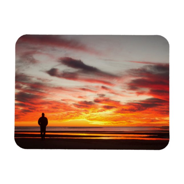 Magnet Flexible Promenade du coucher du soleil (Horizontal)