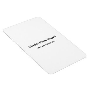 Magnet Flexible Promotion simple de marque 4" x 6" Photo flexible
