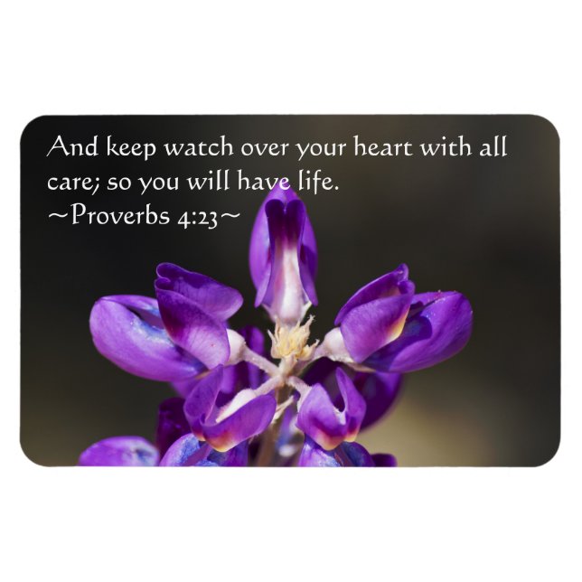 Magnet Flexible Proverbes 4:23 (Horizontal)
