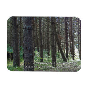 Magnet Flexible Psaumes 96:12 Inspirational