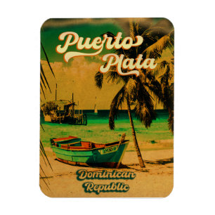 Magnet Flexible Puerto Plata République Dominicaine - Souvenir Vin