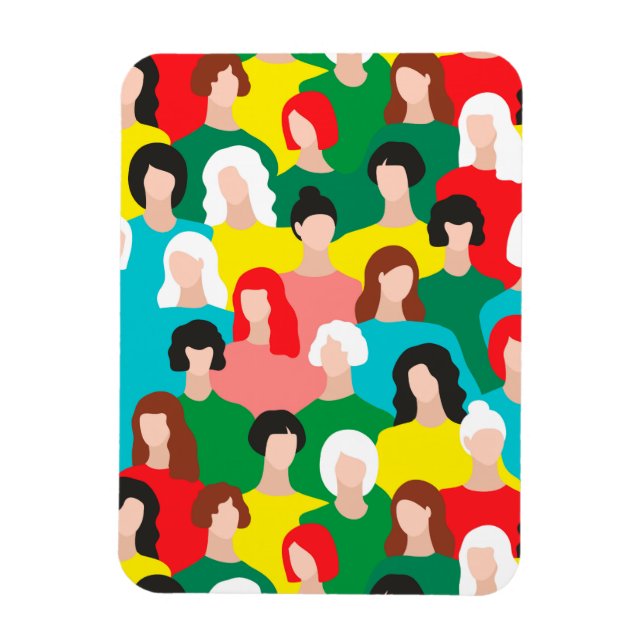 Magnet Flexible Puissance des filles (Vertical)