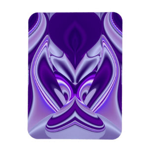 Magnet Flexible Purple Dreams, Imaginaire Abstrait Rainbow-Art
