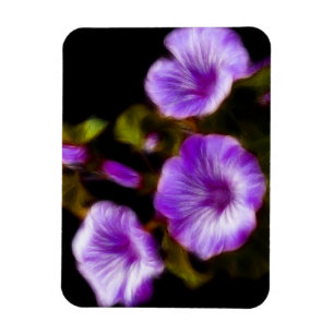 Magnet Flexible Purple Petunias
