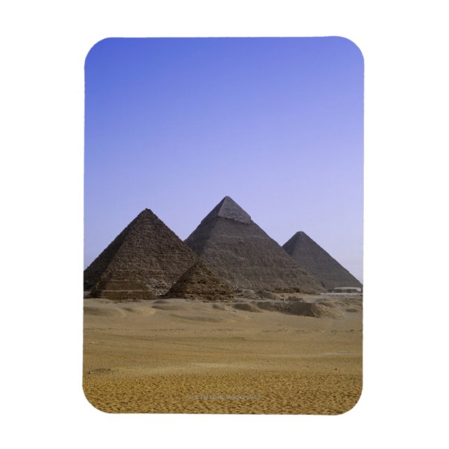 Magnet Flexible Pyramides dans le désert Le Caire, Egypte (Vertical)