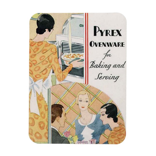 Magnet Flexible Pyrex—Ce n'est pas seulement pour la cuisson ! (Vertical)